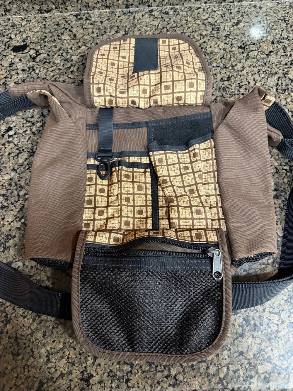 Brown Crossbody Sling Bag by Overland